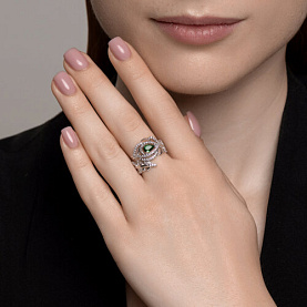 Кольцо SOKOLOV - Серебро 925, Фианит (арт. 94014132)