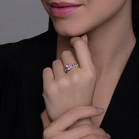 Кольцо SOKOLOV - Серебро 925, Фианит (арт. 94014226)