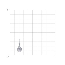 Подвеска SOKOLOV - Серебро 925, Фианит (арт. 94031813)