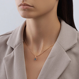 Подвеска SOKOLOV - Золото 375, Топаз (арт. 37732153)