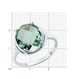 Кольцо SOKOLOV - Серебро 925, Синтетический кварц (арт. 92012178)