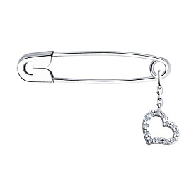Булавка SOKOLOV - Серебро 925, Фианит (арт. 94040017)