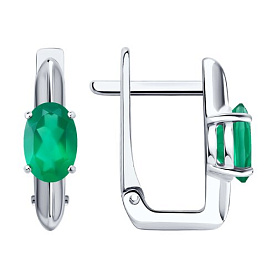 Серьги SOKOLOV - Серебро 925, Агат (арт. 92025348)