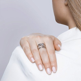 Кольцо SOKOLOV - Серебро 925 (арт. 94013050)
