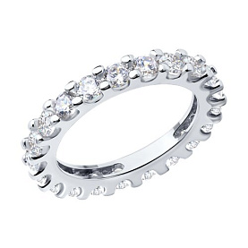 Кольцо SOKOLOV - Серебро 925, Фианит (арт. 94013662)