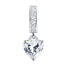 Подвеска SOKOLOV - Золото 585, Фианит (арт. 036698-3)