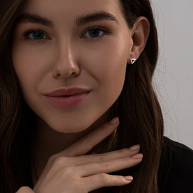 Серьги SOKOLOV - Серебро 925, Фианит (арт. 94023041)