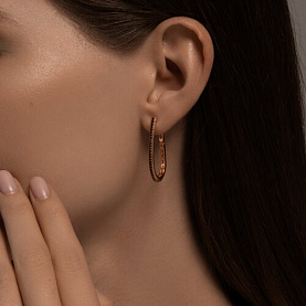 Серьги Diamant - Серебро 925, Фианит (арт. 93-120-02077-1)