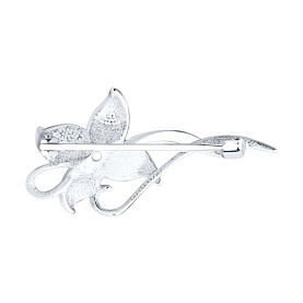 Брошь SOKOLOV - Серебро 925, Фианит (арт. 94040026)