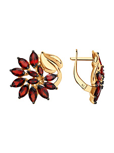 Серьги SOKOLOV - Серебро 925, Гранат (арт. 92023199)