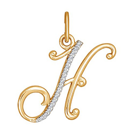 Подвеска SOKOLOV - Золото 375, Фианит (арт. 034536-4)