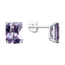 Серьги SOKOLOV - Серебро 925, Фианит (арт. 94026836)