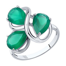 Кольцо Diamant - Серебро 925, Агат (арт. 94-310-00439-1)