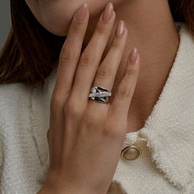 Кольцо SOKOLOV - Серебро 925, Фианит (арт. 94014850)