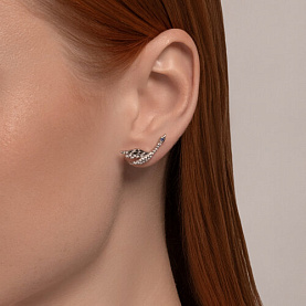 Серьги SOKOLOV - Серебро 925, Фианит (арт. 94026450)