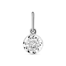 Подвеска Иллада - Серебро 925, Фианит (арт. с030341а)