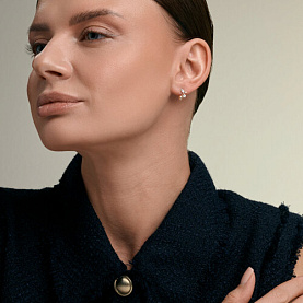 Серьги SOKOLOV - Золото 585, Фианит (арт. 0200998)