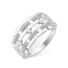 Кольцо EFREMOV - Серебро 925, Фианит (арт. 10100112885-501)