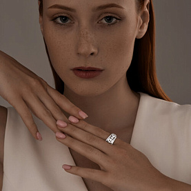 Кольцо SOKOLOV - Серебро 925, Фианит (арт. 94011962)