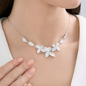 Колье SOKOLOV - Серебро 925, Фианит (арт. 94071323)