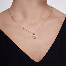 Подвеска SOKOLOV - Серебро 925, Фианит (арт. 94033104)