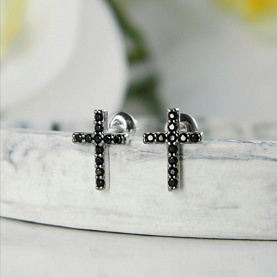 Серьги Галатея - Серебро 925, Фианит (арт. 3523.2)