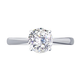 Кольцо SOKOLOV - Серебро 925, Фианит (арт. 89010140)