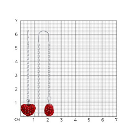 Серьги SOKOLOV - Серебро 925, Фианит (арт. 94027615-91)