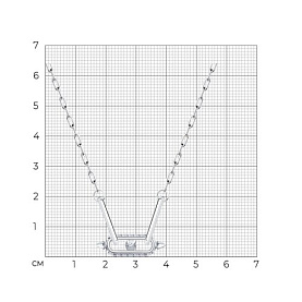 Колье SOKOLOV - Серебро 925, Фианит (арт. 94071356)
