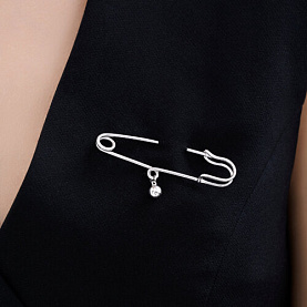 Булавка Diamant - Серебро 925 (арт. 94-140-00373-1)