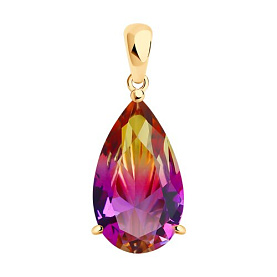 Подвеска SOKOLOV - Серебро 925, Синтетический ситалл (арт. 92030765)