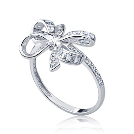 Кольцо Platinum Lab. - Платина 950, Бриллиант (арт. ПК-039-01)