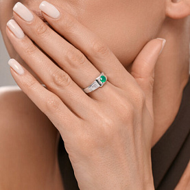 Кольцо SOKOLOV - Серебро 925, Агат (арт. 92014947)