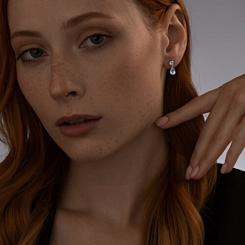 Серьги SOKOLOV - Серебро 925, Топаз (арт. 92022553)