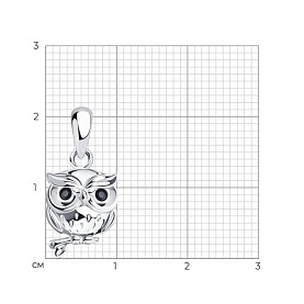 Подвеска SOKOLOV - Серебро 925, Фианит (арт. 94031531)