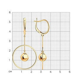 Серьги Diamant - Серебро 925 (арт. 93-121-01480-1)