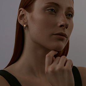 Серьги SOKOLOV - Серебро 925, Синтетический сапфир (арт. 88020071)