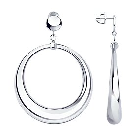 Серьги SOKOLOV - Серебро 925 (арт. 94025004)