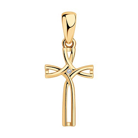 Подвеска SOKOLOV - Серебро 925, Бриллиант (арт. 87030023)