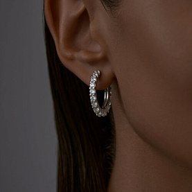 Серьги SOKOLOV - Серебро 925, Фианит (арт. 94025331)