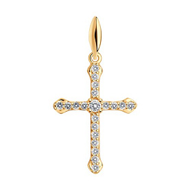 Подвеска SOKOLOV - Серебро 925, Фианит (арт. 93030281)