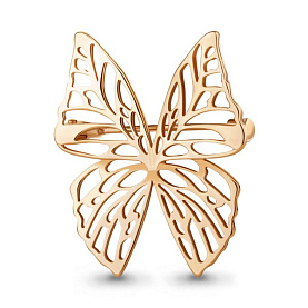 Брошь Аквамарин - Серебро 925 (арт. 77405.6)