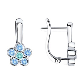 Серьги SOKOLOV - Серебро 925, Фианит (арт. 94023644)