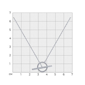 Колье SOKOLOV - Серебро 925, Фианит (арт. 94070717)