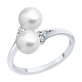 Кольцо SOKOLOV - Серебро 925, Фианит (арт. 94013854)