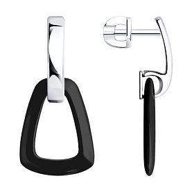 Серьги SOKOLOV - Серебро 925, Керамика (арт. 94025599)