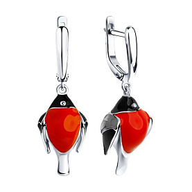 Серьги SOKOLOV - Серебро 925, Эмаль (арт. 94021699)