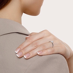 Кольцо SOKOLOV - Золото 585, Бриллиант (арт. 1011946)