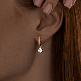 Серьги SOKOLOV - Серебро 925, Фианит (арт. 93020908)