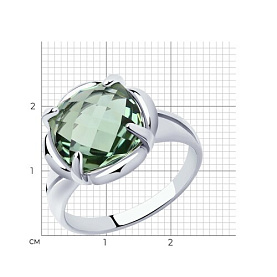 Кольцо SOKOLOV - Серебро 925, Кварц (арт. 92011780)